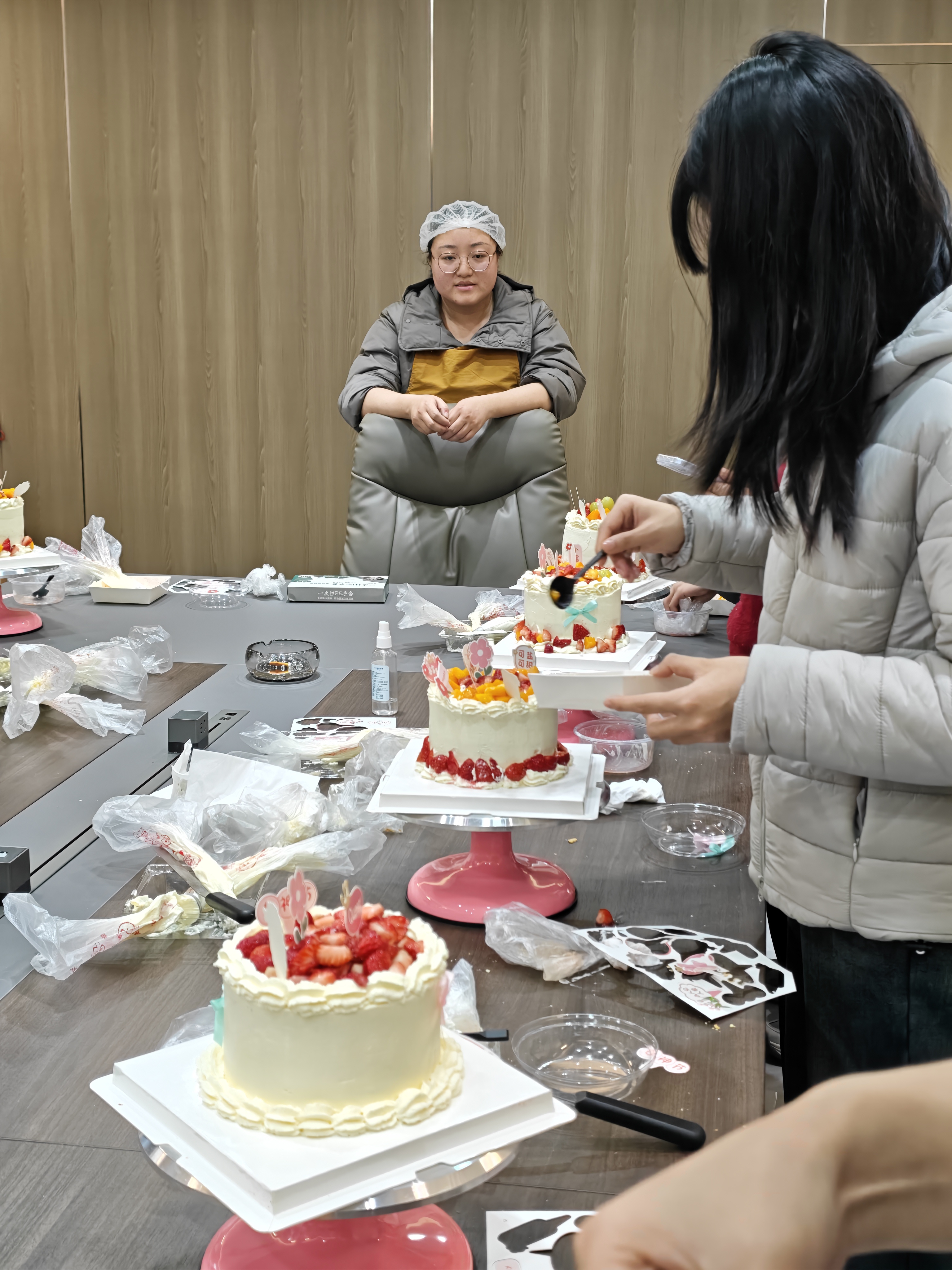 烘焙活动准备现场